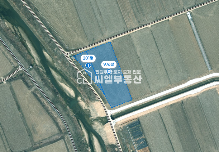 충남 천안서북구 직산읍 삼은리 200-1 답 1,177평(3,890㎡) 매매 매물번호 11562 사진 1
