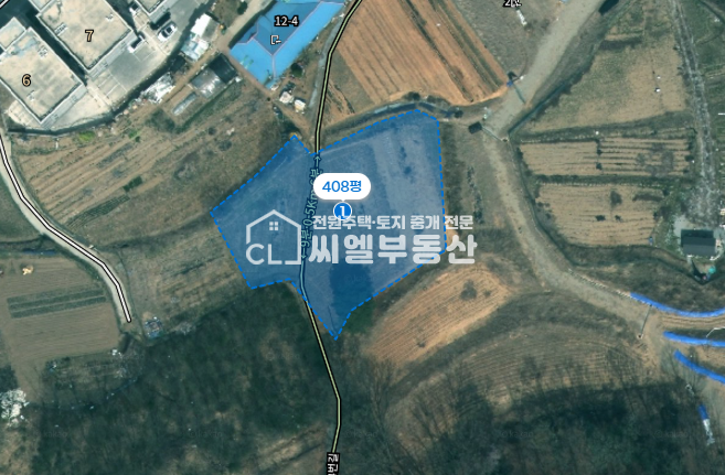 충남 아산시 탕정면 호산리 전 408평 (1,349㎡) 매매 매물번호 11132 사진 1